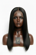13x4 HD Lace Wig on mannequin with Partee P hang tag